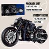 Motorcycle Building Blocks Toy Kit-623PCS Stem Bricks Set,Toys for Teenage Boys,Adults and Motorcycle Enthusiasts,1:8 Collectible Building Toy for 6+ Year Old Birthday Gifts,Build A Model Motorcycle