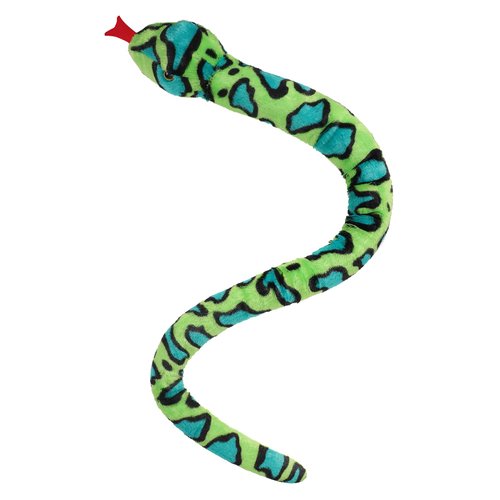 JIAHG 41.3" Plush Animal Throw Pillow Stuffed Snake Hugging Pillow Creepy Realistic Prank Stuff Plush Toy LED Lighted Snake Cuddly Snuggle Pillow Body Sleeping Pillow Bolster Halloween Decor Birthday