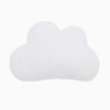 NoJo White Cloud with Gold & Silver Embroidery "Good Night" Decorative Pillow with Moon & Stars, White, Silver, Gold (2609723P)