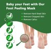 Foot Peel Mask - 5Pack, Exfoliating Foot Care Mask Make Soft Baby Feet Peel, Foot Exfoliator Repair Dead Skin, Calluses, Chapped, Rough Feet (Tea Tree)
