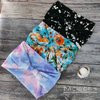 VFlowee Women Boho Headbands Wide Bandeau Knot Turban Boho Print Headband Bandana Elastic Non-slip Head Wrap Stylish Workout Hair bands (b)