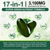 NIFEISHI Organic Spirulina Capsules, 3100MG Per Serving, Spirulina Chlorella Powder Supplement, Green Algae Supplement Rich in Chlorophyll, Vegan & High Protein Non GMO, Superfood 300 Capsules
