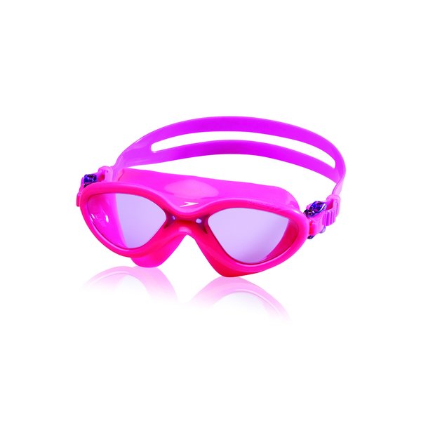 Speedo Kids' Hydrospex Classic Swim Mask, Reddish Pink, One Size