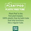 Eco Lips Bee Free Variety Pack Vegan Lip Balm | Candelilla Wax, Cocoa Butter & Coconut Oil Lip Care. Soothe & Moisturize Dry, Chapped Lips - 100% Plastic-Free Plant Pod Packaging - Made in USA
