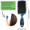 Starry Night Hair Brush, Wet Dry Air Cushion Hair Brush Plastic Detangler Hair Brush for Kids Adults Back To School Gift Women Men