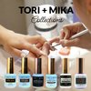 Tori + Mika Glow In The Dark Top Coat Gel Polish Soak Off No Wipe 0.5oz Nail Polish LED/UV Lamp Cure Work on Natural and Fake Acrylic Nails Fun Home Salon Professional Nail Art DIY Haloween