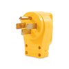 Camco Power Grip Camper/RV Replacement Plug | Attach 50 Amp Plug to Existing RV Extension Cord | Features 50 Amp RV Plug (NEMA 14-50P) & Ergonomic Designed Handle | Rated for 125-250V/12,500W (55255)