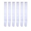 I-MART Blank Satin Sash, Princess, Beauty Queen, Homecoming, Winner, Mayor, Make Your Own Pins, Party Plain Pageant Sashes (Pack of 6- White)