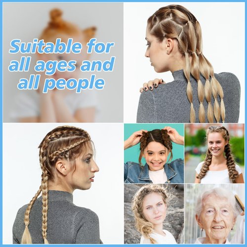 MAQIHAN Small Rubber Bands - 1500PCS Mini Hair Ties TPU Elastic Hair Ties for Braiding Hair Bands Thin Hair Ties Ponytail Holders for Girls Teens Women