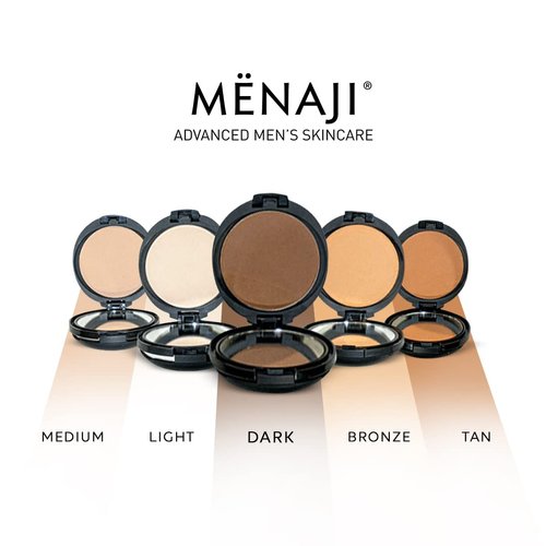 Menaji HDPV Anti-Shine Powder (Sunless Tan) | Anti-Shine Face Make-Up for Men | High-Definition Face Powder | Skin-Friendly Face Powder for Men | All-Occasion Face Powder | Contains Vitamin C & E