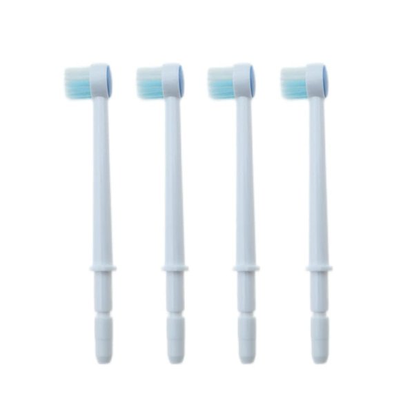 VWONST Replacement Dental Water Brush Heads Compatible with Waterpik Water Flossers Toothbrush and Oral Irrigators, 4-Pack