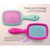 the DTNGLR. Detangling Hair Brush - Detangler Brush for Wet or Dry Hair - Wet Hair Brush Detangler - Untangle Hair Brush - Detangling Brush - Vented Wet Dry Brush