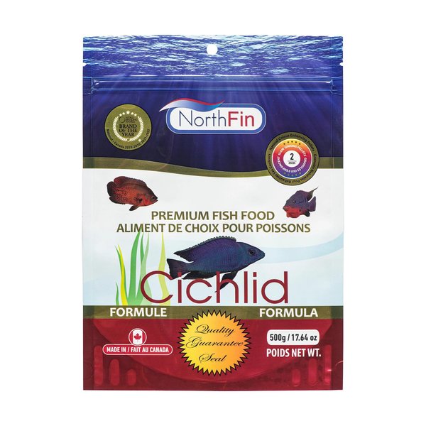 Northfin Fish Food Cichlid Formula Slow Sinking Pellets (2mm 500g)