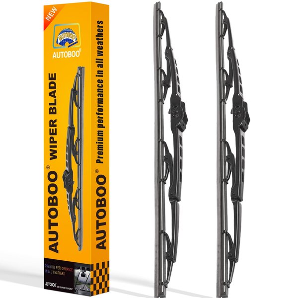 AUTOBOO 22"+22"Windshield Wipers Replacement for Ford F150 F250 F350 F450 F550 2021 2020 2019 2018 2017 2016 2015 2014 2013 2012 2011 2010 2009 -Original Factory Quality Wiper Blades (Pack of 2)