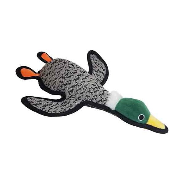 Petlou Squeaky Dog Toys Plush Dog Toys with Mulit-Colour and Size (Grey, 13 Inch)