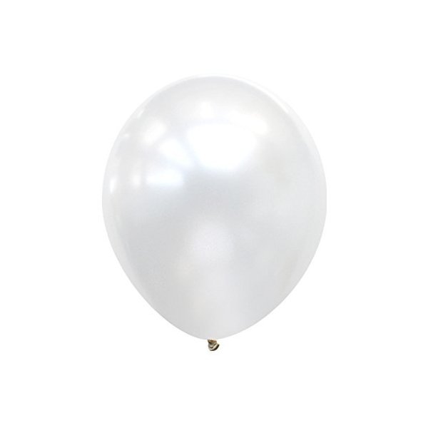 Neo LOONS® 100 pcs 5" Pearl White Premium Latex Balloons - Great for Kids, Adult Birthdays, Weddings, Receptions, Baby Showers, Water Fights, or Any Celebration