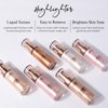 KYDA Body Luminizer, Waterproof Moisturizing and Glow Illuminator For Face & Body, Radiance All In One Makeup, Body Highlighter, 1 Fl.Oz, Rose Gold