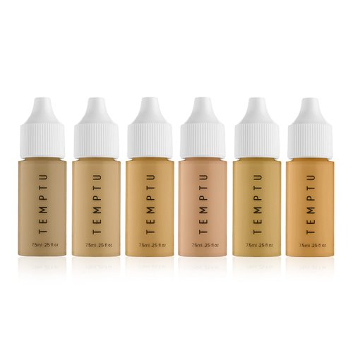 TEMPTU SilkSphere Airbrush Foundation: Long-Lasting Liquid Makeup, Medium to Full Coverage | 4-In-1 Formula Foundation, Primer, Concealer & Corrector | Luminous, Dewy Finish | Fair/Light