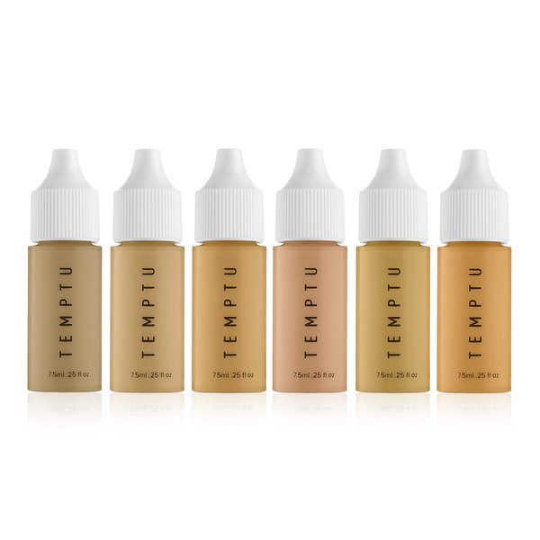 TEMPTU SilkSphere Airbrush Foundation: Long-Lasting Liquid Makeup, Medium to Full Coverage | 4-In-1 Formula Foundation, Primer, Concealer & Corrector | Luminous, Dewy Finish | Fair/Light