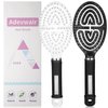 Adevwair Hair Brush-2 Pack Curved Vented Hairbrush for Faster Blow Drying No Pulling Detangling