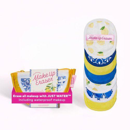 The Original MakeUp Eraser, 7-Day Set, Erase All Makeup With Just Water, Including Waterproof Mascara, Eyeliner, Foundation, Lipstick, Sunscreen, and More! (Limoncello), 7ct.