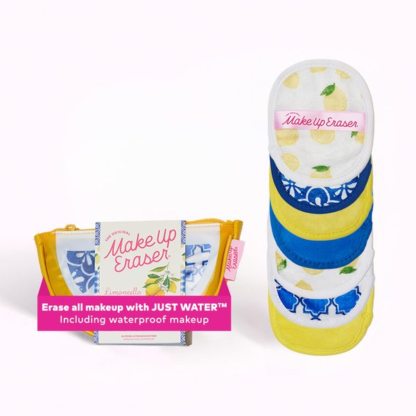 The Original MakeUp Eraser, 7-Day Set, Erase All Makeup With Just Water, Including Waterproof Mascara, Eyeliner, Foundation, Lipstick, Sunscreen, and More! (Limoncello), 7ct.