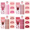 New Matte Lipstick Set,3 Colors Natural Velvet Crayon Lipstick for Women Makeup,Non-sticky&Long Lasting 24 Hour Superstay Lip Gloss (Set C)