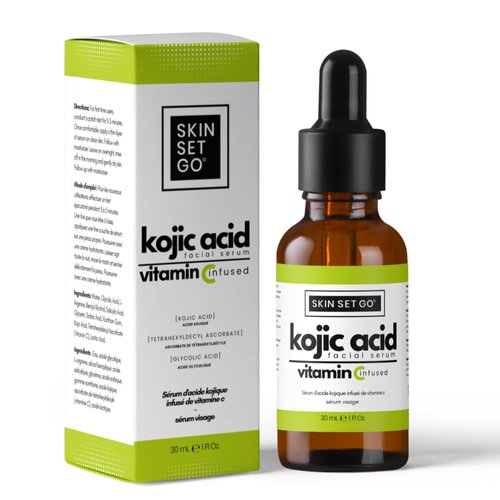 Extra Strength Kojic Acid Serum 7.5% Vitamin C Infused Dark Spot Corrector For Face And Body