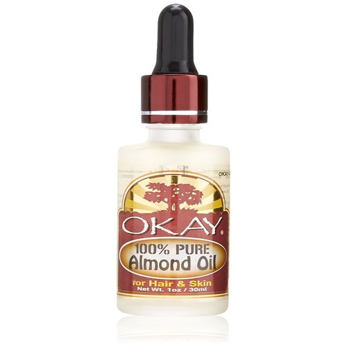 OKAY 100% PURE NATURALS ALMOND OIL 1oz/30ml