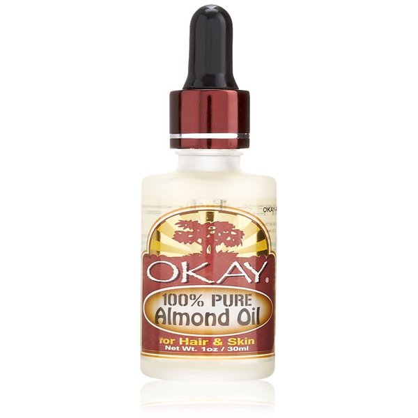 OKAY 100% PURE NATURALS ALMOND OIL 1oz/30ml