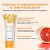 2PC 𝟏𝟎𝟎𝐆 Orange Exfoliating Whitening Gel Scrub Face Body Skin,Natural Orange Peeling Gel Face Scrub,Deep Cleansing Moisturizing Facial Exfoliator, Gluta Gmeelan Orange Exfoliating Whitening Scrub