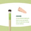 EcoTools Vibes Kit Makeup Brush Gift Set with Travel Brush Bag For Power, Foundation and Concealer