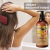 Ultikare Ginger Shampoo for Dandruff Hair, Anti-Dandruff Treatment - Itchy Dry Scalp Care Shampoo Ginger Extract Oil Strengthen Hair Formula, for Men and Women