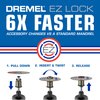 Dremel Rotary Tool Accessory Kit- 710-08- 160- EZ Lock Technology- 1/8 inch Shank- Cutting Bits, Polishing Wheel And Compound, Sanding Disc And Drum, Carving, Sharpening, And Engraving