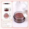 Laza Chrome Nail Powder Mirror Effect Metallic Dust Holographic Glitter Glazed Manicure Decoration Reflective Pigment for DIY Gel Polish Nail Art, Resin Craft, Gifts - Rose Gold