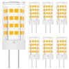 Gaormii G4 LED Bulb 5W, 35W 40W Halogen Equivalent, AC/DC 12V, 3000K Warm White 450LM, T3 JC Type Bi-Pin Base Bulb for Home and Landscape Lighting, Non-Dimmable, 6 Pack