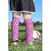 MadSportsStuff Crazy Soccer Socks with Soccer Balls over the calf (Neon Green/Black, Small)