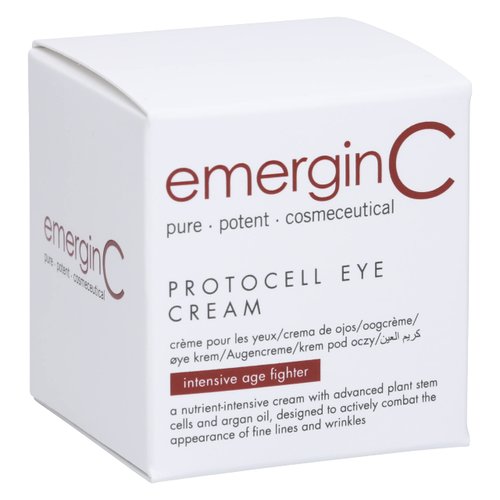emerginC Protocell Eye Cream - Plant Stem Cell Eye Treatment with Hyaluronic Acid to Address Visible Signs of Aging (0.5 oz, 15 ml)