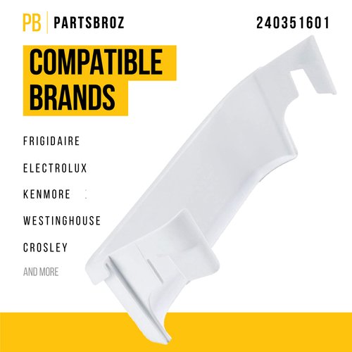 240351601 Freezer Door Bin Fits Frigidaire Refrigerator White Replacement FFSS2615TS0 LFSS2612TF0 LFSS2612TE0 FFSS2615TS3 FFHS2611PFEA FFSS2614QS4A FFHS2611LBRA FFHS2622MS3 FFHS2622MSYA FFSS2614QS6A