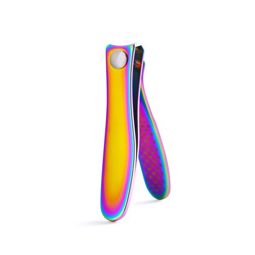 Rolabling Colorful Rainbow Nail Clippers Kit Fingernail Cutter and Toenail Cutter Glass Nail File Stainless Steel Nail Trimmer Nail Care Pedicure and Manicure Nail Tool Set 3Pcs