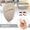 Metatarsal Pads - Ball of Foot Cushion Inserts for All Day Pain Relief and Comfort (Beige & Black)