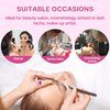 Glue Rings for Eyelash Extensions Glue Rings Pretty memory 100PCS Smart Lash Rings Blooming Eyelash Glue Holder Volume Fanning Cup for Lash Extension Supplies, Pink