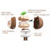 KinYiLO Cute Stroller Fan Clip On for Baby, Portable Baby Stroller Fans Bladeless, 4 Speeds Auto Oscillating, 4000mAh Rechargeable Battery Powered, Flexible Tripod Small Cooling Fan for Crib/Car seat