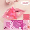 30PCS Crystal Collagen Lip Mask, Sleep Lip Care Pads Mask Overnight Collagen Care for Dry Lips Anti-Wrinkle Anti-Aging Firm Hydrate Lips Patches, Moisture Essence Sleep Gel Treatment Masks