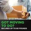 Scotch Tough Grip Moving Packing Tape, Clear, Moving Tape That Secures Boxes up to 80 Pounds, Moving Supplies, 1.88 in. x 22.2 yd., 6 Tape Rolls with Dispensers