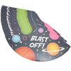 BLUE PANDA Blast Off Outer Space Birthday Party Hats (24 Pack) Black