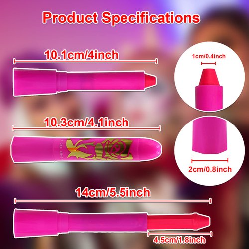 12 Color Glow in The Dark Face Paint Crayon Set,UV and Blacklight Makeup Neon Face and Body Painting for Kids Adults Mardi Gras Halloween BlackLight Birthday Masquerade Party Supplies (12 Multicolor)