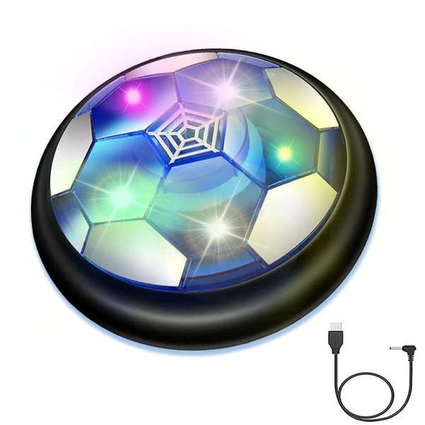 JRD&BS WINL Hover Soccer Ball Toys for Boys Girls Rechargeable Floating Soccer Ball with Led Lights Indoor Air Football Game Birthday Gifts for Kids 3-12 Yr