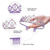 Purple Birthday Sash & AB Rhinestones Purple Crown Kit, Purple Birthday Decorations Purple Tiara Birthday Crowns for Women Girls Purple Birthday Crown and Tiara Purple Birthday Gifts for Women