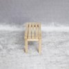 FAVOMOTO Simulation Dollhouse Landscape Furniture - Wooden Dollhouse Furniture Wood Chair Outdoor Wood Bench Furniture, Miniature Doll Bench of Garden Bench Micro Landscape Models